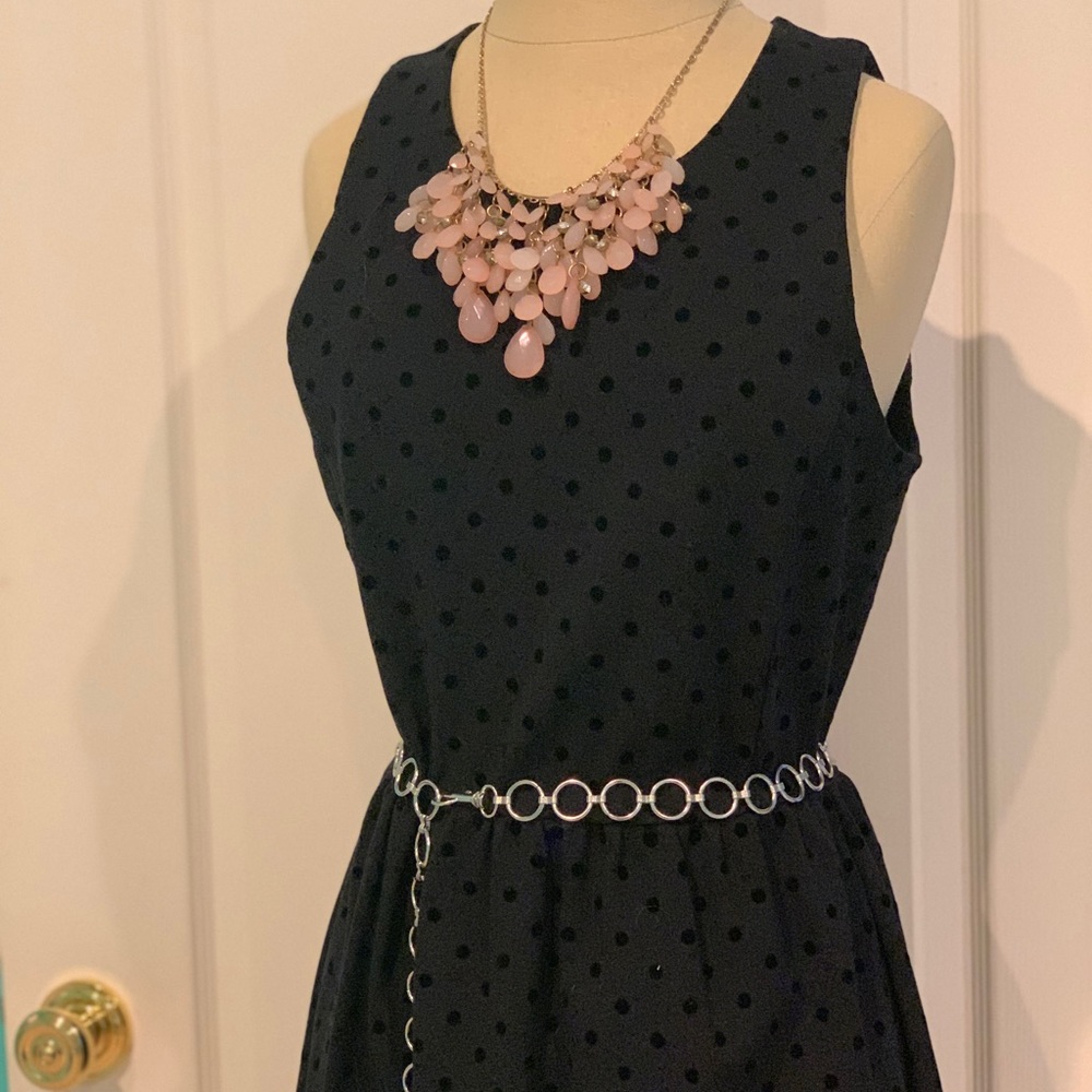 JCREW Black Polka Dot Dress